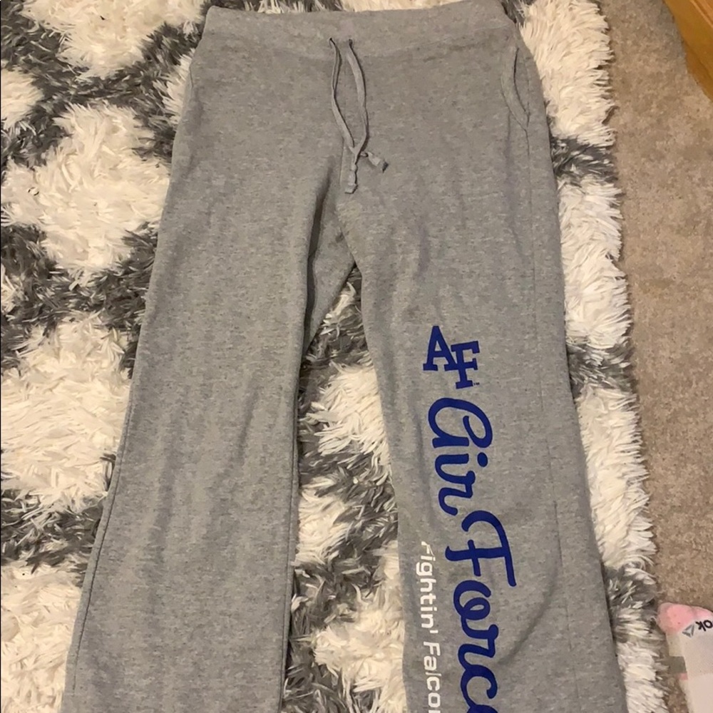 Gray Air Force sweatpants